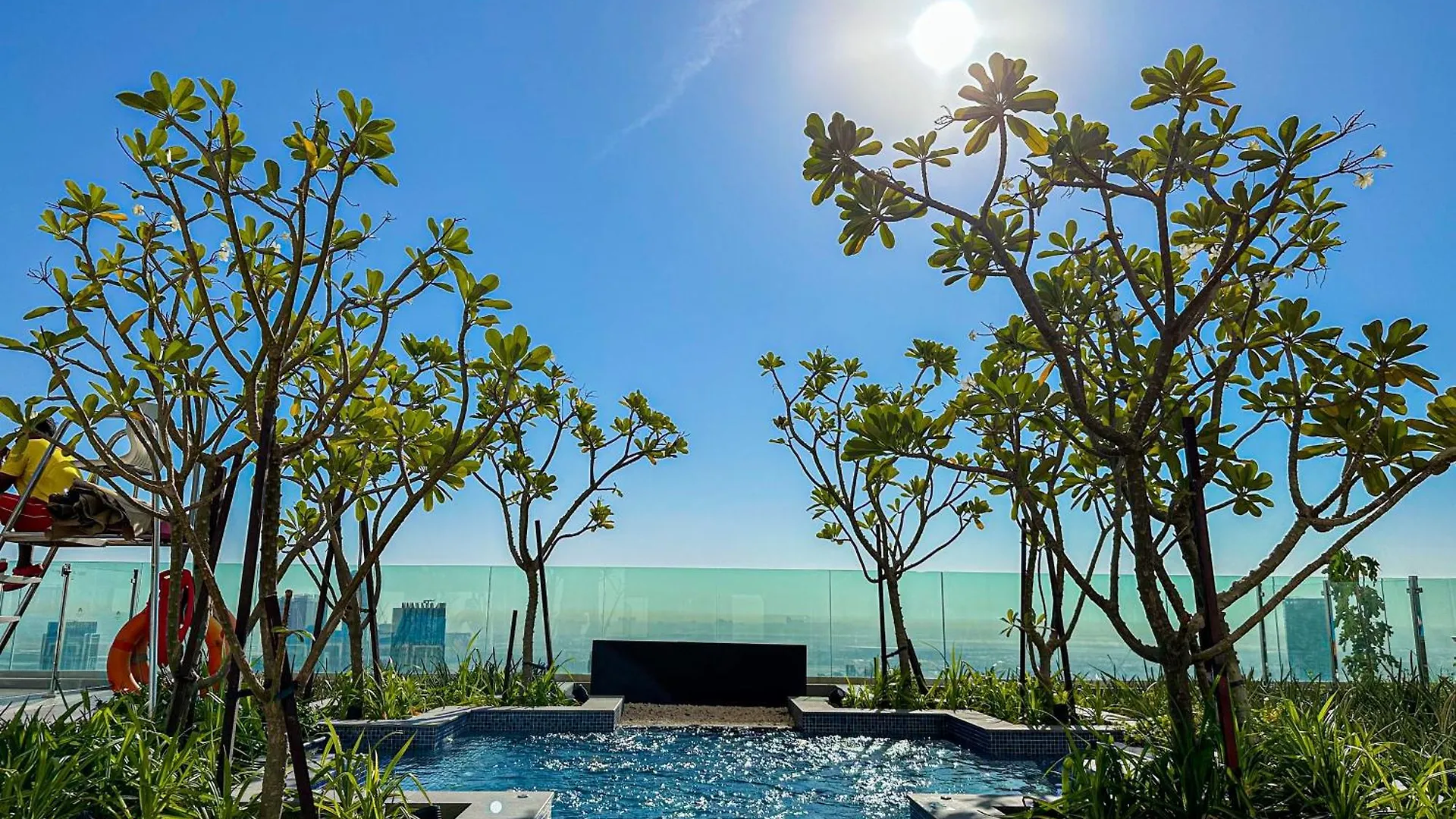 Elite Rooftop Pool And Burj Khalifa Panorama Balcony 2Br Apartment In Paramount Hotel Midtown Dubai