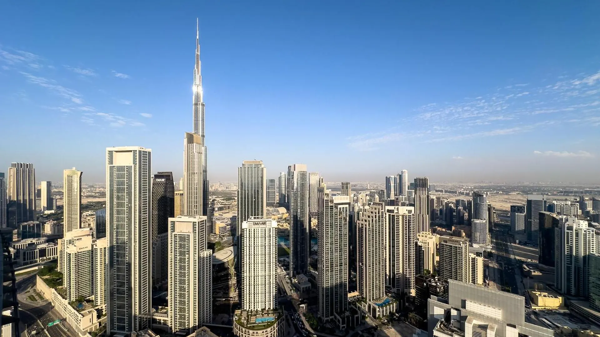 Elite Rooftop Pool And Burj Khalifa Panorama Balcony 2Br Apartment In Paramount Hotel Midtown Dubai