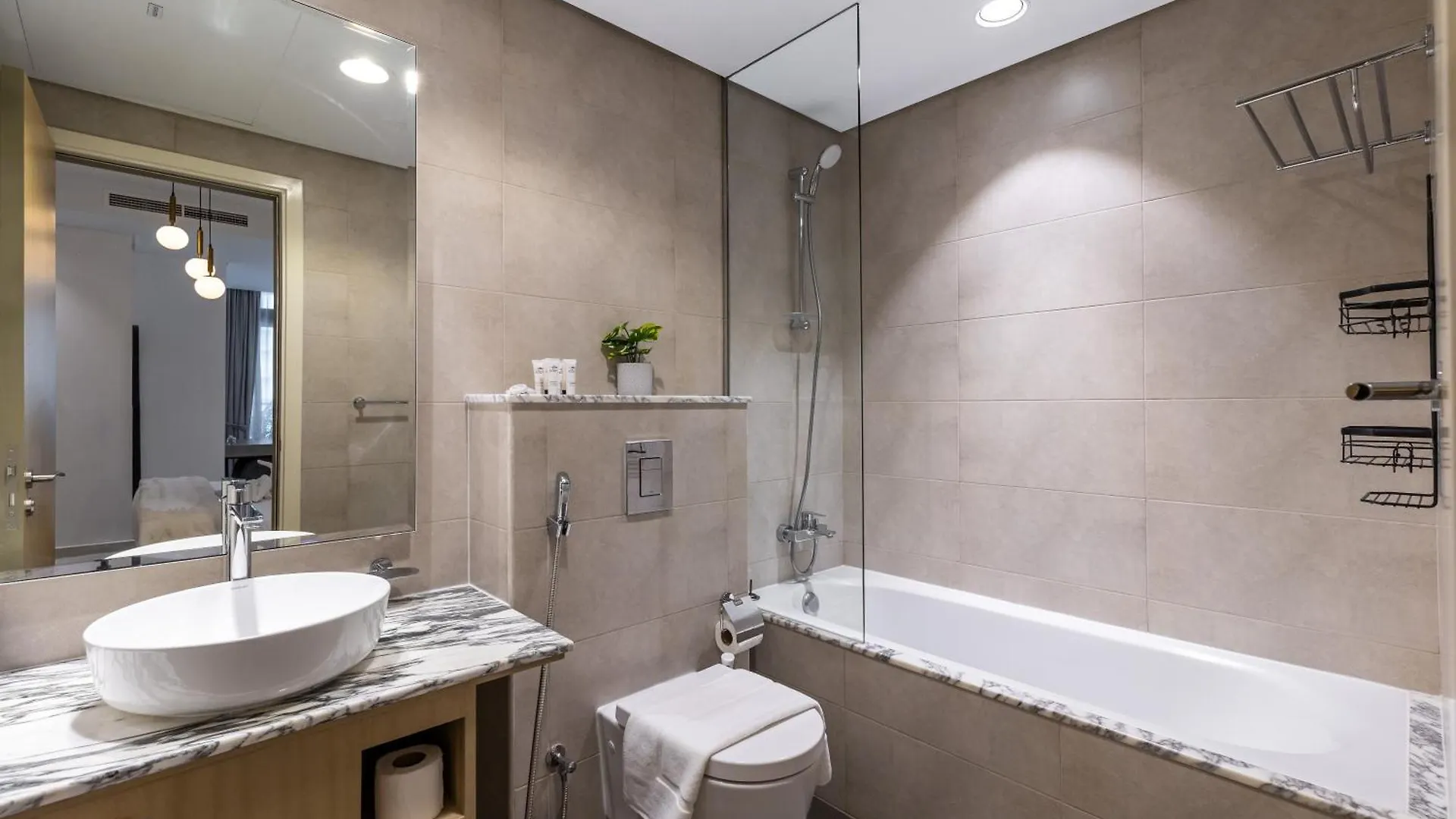 Elite Rooftop Pool And Burj Khalifa Panorama Balcony 2Br Apartment In Paramount Hotel Midtown Dubai